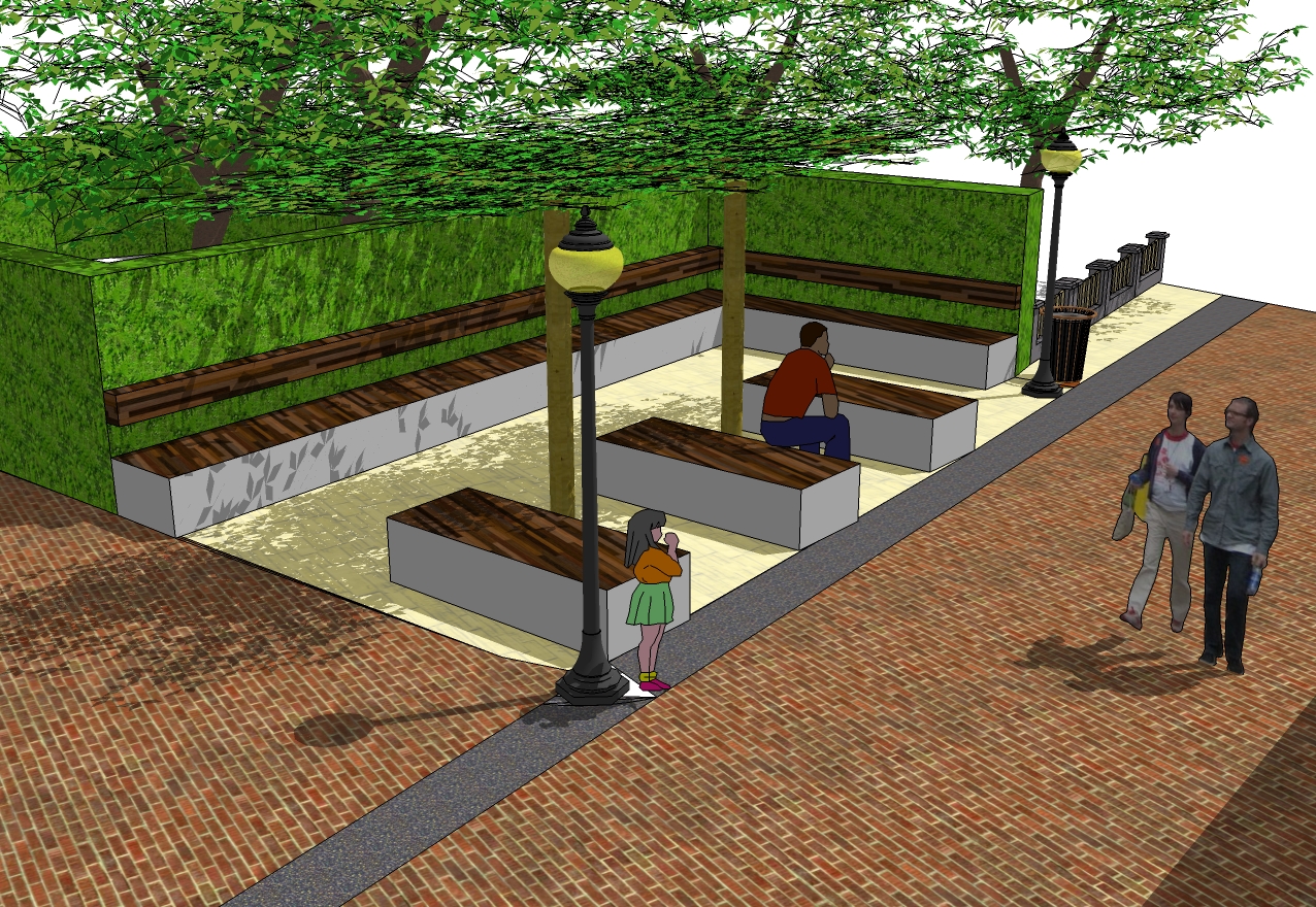 ontwerp herinrichting Weverstraat in Den Burg, Texel